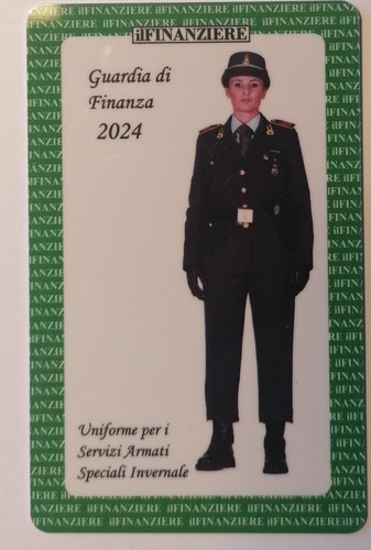 Calendarietto guardia - calendarietto, di